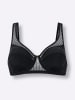 WITT WEIDEN Entlastungs-BH mit Bügel in schwarz