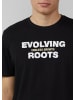 QS T-Shirt in 99D1_schwarz