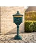 relaxdays Standbriefkasten in Grün - (B)41 x (H)118 x (T)29 cm