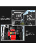 Reobrix 66801 Dampflokomotive Klemmbaustein Zugmodell 1546 Teile