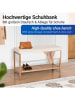 Wenko Schuhbank mit Staufach Finja, Schuhbank mit Staufach Mod. Finja in natur
