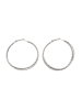 IZIA Women Hoop Earrings in Silver
