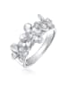 Nenalina Ring 925 Sterling Silber Blume in Silber