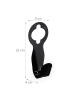 relaxdays 2 x Schlauchhalter in Schwarz - (B)9 x (H)23 x (T)9 cm