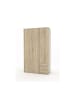 ebuy24 Kleiderschrank Spell Eiche Dekor 115 x 50 cm