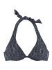 ELBSAND Bügel-Bikini-Top in schwarz