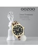 Oozoo Analog-Armbanduhr Timepieces beige, schwarz extra groß (ca. 46mm)