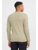 BLEND Strickpullover BHLars 20703347ME Strickpulli mit aufgestickten Ellenbogenpatches in Beige