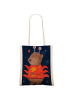 Mr. & Mrs. Panda Schultasche Krebs Astrologie Design ohne Spruch in Weiß