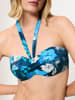 Triumph Bustier-Bikini-Top Summer Fleur in TURQUOISE - DARK COMBINATION