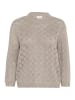Kaffe Strickpullover KAnika Loose fit in Elephant Skin