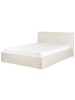 Beliani Doppelbett ORBEY in Beige - (W) 157 x (H) 88 x (L) 212 cm