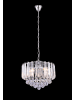 Globo lighting Luster "MINNESOTA" in silver