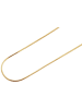 Adeliás Damen Halskette – Schlangenkette aus Edelstahl 70 cm in gold