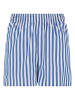 Urban Classics Urban Classics Damen Ladies Striped Shorts in white/blue
