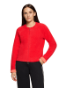Betty Barclay Casual-Strickjacke mit Reißverschluss in High Risk Red