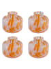 Butlers Mini-Vase CONFETTI 4er-Set in Orange