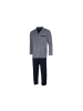 Götzburg Pyjama kurz für Herren in blau in blau