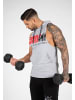 Gorilla Wear Tanktop mit Kapuze - Rogers - Grau Meliert