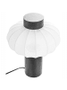Beliani Tischleuchten ABENS in Schwarz/Weiß - (W) 27 x (H) 35 x (L) 27 cm