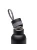 Lässig Lässig Trinkflasche Kinder - BOLD Edelstahl, black
