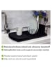 Wenko Geschirrabtropfer Basic Schwarz, Geschirrabtropfer Mod. Basic Schwarz in Schwarz