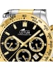 Lotus Chronograph-Armbanduhr Lotus Classic silber, gold groß (ca. 43,5mm)