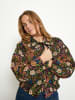 minus Jacket in Black Flower Print