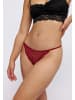 SNOCKS G-String aus Spitze 3 Stück in Dunkelrot