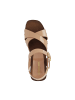 Les Tropéziennes par M Belarbi Les Paolita – Ledersandalen mit Absatz Beige