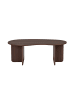 CALICOSY Couchtisch MOSS in Nussbaum - (W)110  x (H)40  x (L)60 cm