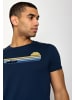 GreenBomb T-Shirt Nature Canoe River in Marineblau