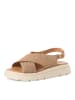 Tamaris Plateau Sandaletten in Braun