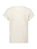 CARTOON Basic Shirt mit Rundhalsausschnitt in Cream/Khaki