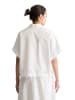 Marc O'Polo DENIM Kurzarm-Spitzenbluse relaxed in Silky White