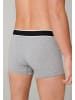 Schiesser Boxershorts 3er Pack in Grau melange