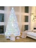 COSTWAY Weihnachtsbaum Künstlich mit Beleuchtung in Weiß