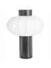 Beliani Tischleuchten ABENS in Schwarz/Weiß - (W) 27 x (H) 35 x (L) 27 cm
