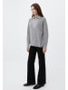 Finn Flare Pullover Troyer in grey melange