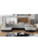 MF Design Rodri Recamiere Links in Grau -  (L) 202 x (B) 345 x (H) 90 cm