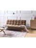 Beliani Schlafsofa RISOR in Braun - (W) 190 x (H) 83 x (L) 90 cm