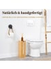 HENNEZ Toilettenpapier-Halter Seilschraube  Braun