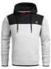 Alessandro Salvarini Kapuzenpullover AS-312 in Hellgrau