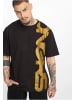 DNGRS Dangerous T-Shirt in black/golden