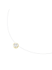 Smart Jewel Collier Schwebender Stein, Zirkonia in Gold