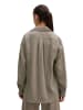 Marc O'Polo Streifenbluse relaxed in Medium Brown