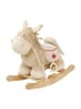 roba Holz Schaukeltier mit Stoff-Polsterung und Steigbügel – ab 18 Monaten