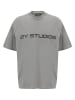 2Y Studios 2Y Studios Herren Logo Oversize Tee in washed grey