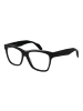 Yohji Yamamoto Unisex Optische Fassungen Rechtwinklig Schwarz