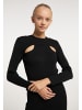 myMO ATHLSR Damen Strickkleid in Schwarz